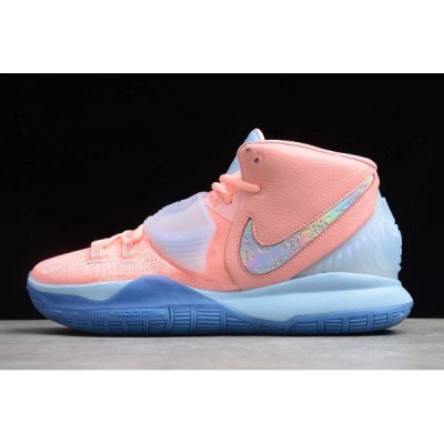 Nike Erkek Kyrie 6 Ep Concepts Khepri Pembe / Mavi Basketbol Ayakkabısı Türkiye - 0N2F5438